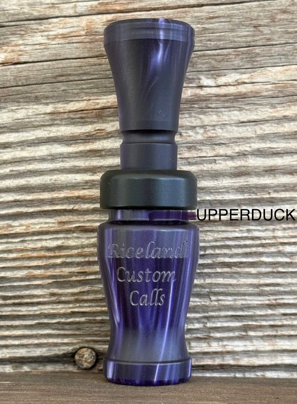 RICELAND MEAT DUCK CALL Wicked Matte Black Band