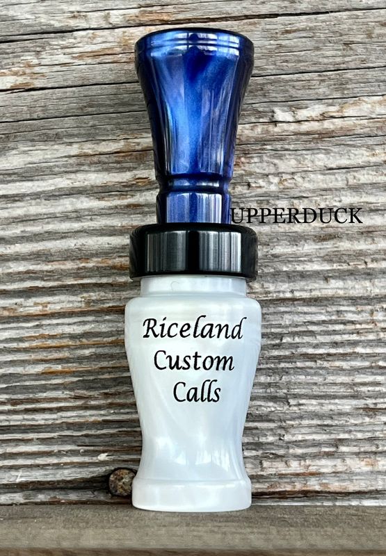 RICELAND MEAT DUCK CALL Glacier Blue Pearl Black Band