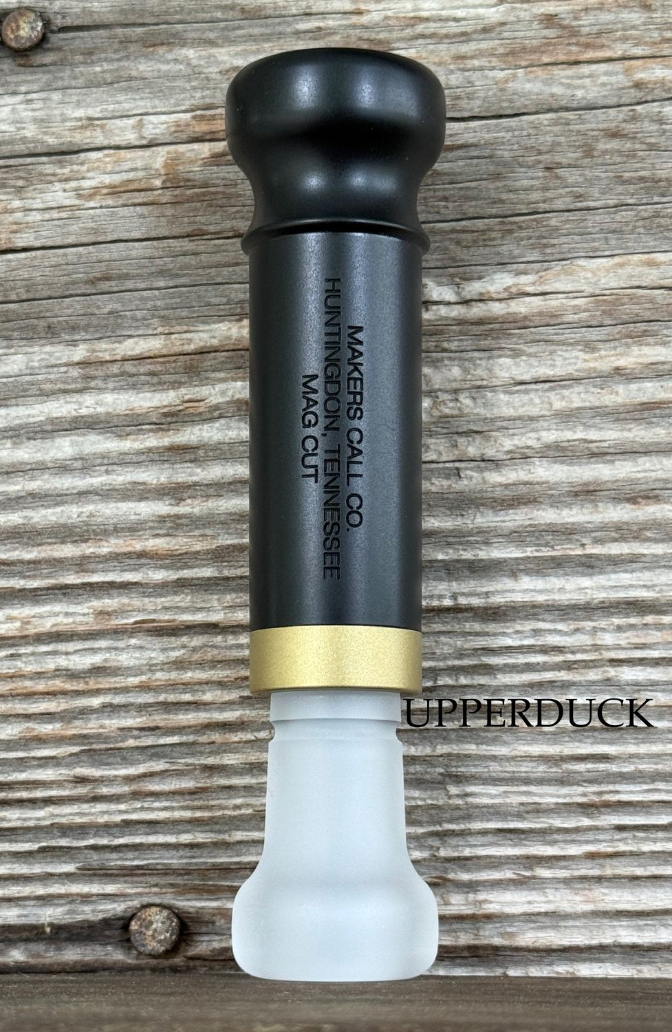 MAKERS CALL COMPANY MAG CUT Blasted Black White Smoke and Brass