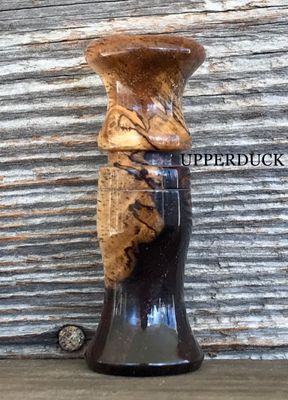 POLK PATTERN BLUEWING TEAL &amp; DIVER DUCK CALL Cocobolo w/Sap Poly Finish