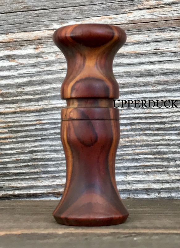 POLK PATTERN BLUEWING TEAL &amp; DIVER DUCK CALL Cocobolo Oil Finish