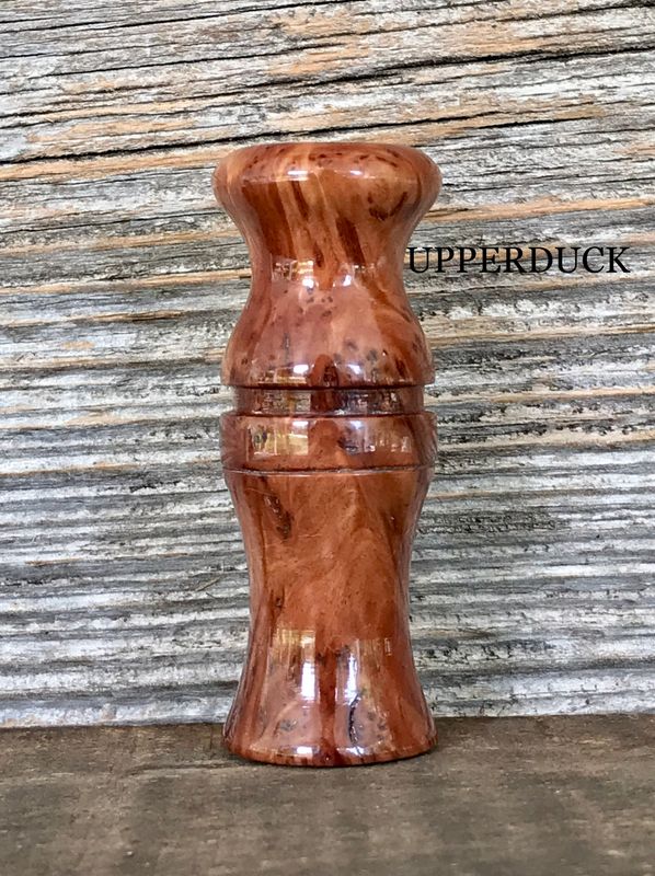 POLK PATTERN BLUEWING TEAL &amp; DIVER DUCK CALL Red Mallee Poly