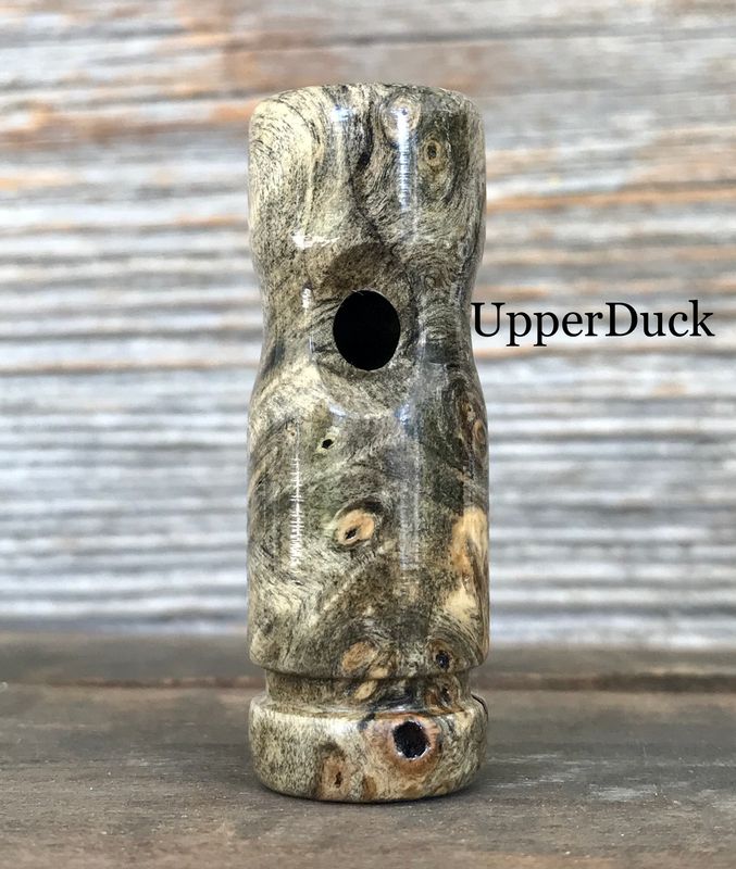 POLK PATTERN 5 IN 1 WATERFOWL WHISTLE Buckeye Burl Poly Finish