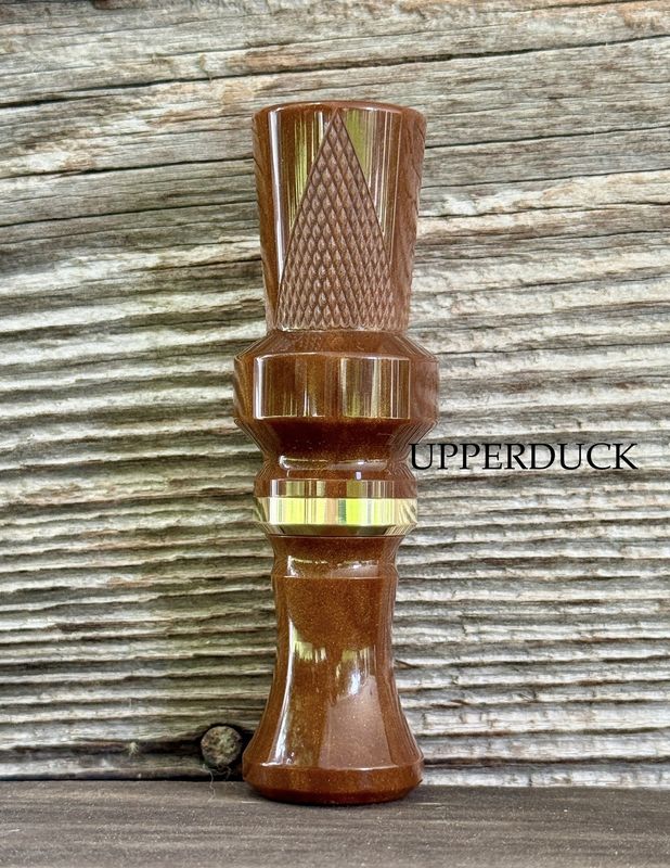 MAKERS CALL COMPANY AXIS CHECKERED Golden Oak Pearl and Brass