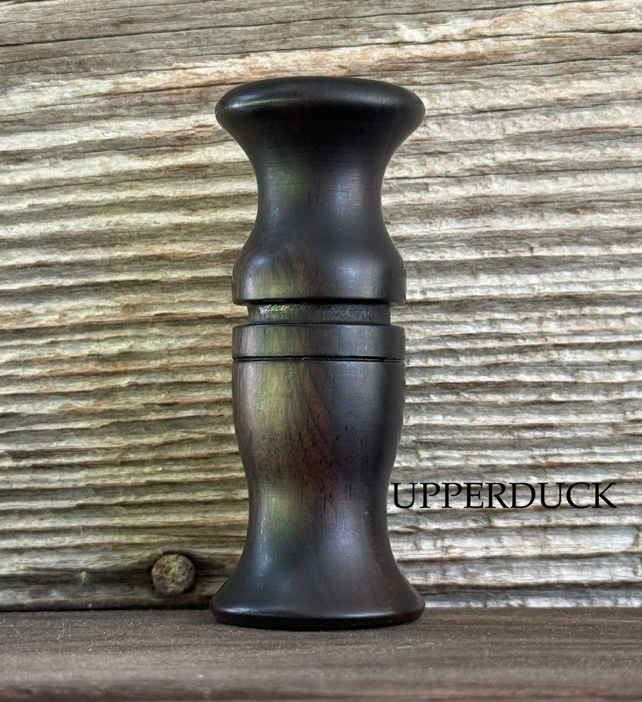 POLK PATTERN BLUEWING TEAL &amp; DIVER DUCK CALL African Blackwood Oil
