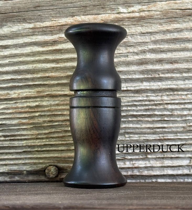 POLK PATTERN BLUEWING TEAL &amp; DIVER DUCK CALL African Blackwood Oil
