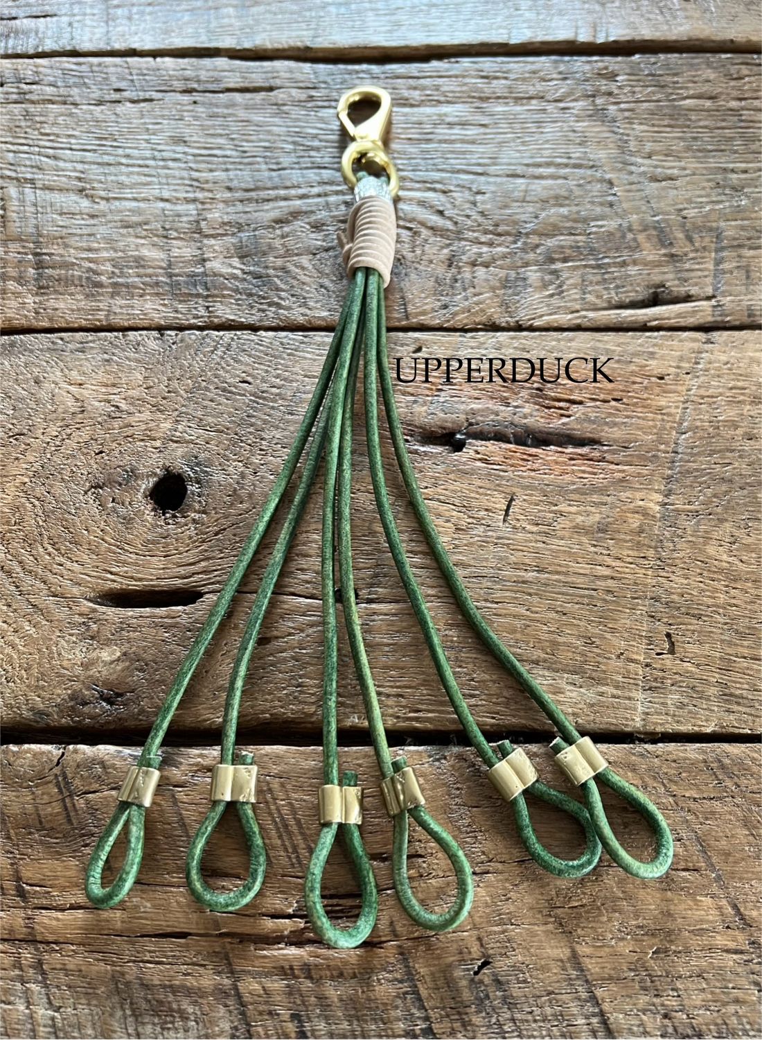 Fowler Hide Supply Leather Duck Tote Mossy Mallard™