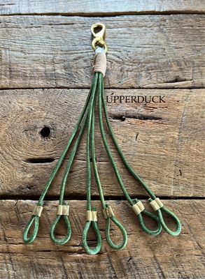 Fowler Hide Supply Leather Duck Tote Mossy Mallard™