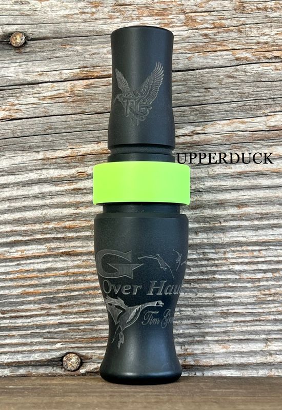 TIM GROUNDS G OVER HAULER™ GOOSE CALL Blasted Black Stranger Things Band