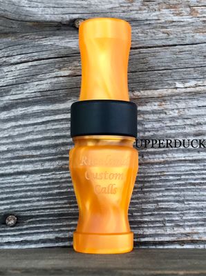 RICELAND 3/4 GUT SPECK CALL Orange Pearl Matte Black Matte Band