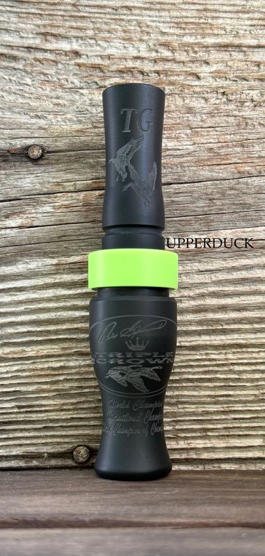 TIM GROUNDS TRIPLE CROWN™ GOOSE CALL Blasted Black Stranger Things Band