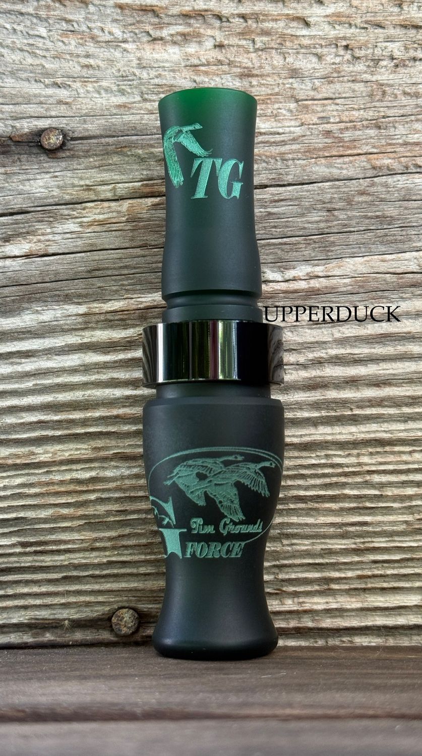 TIM GROUNDS G FORCE™ GOOSE CALL Flat Emerald with Black Band
