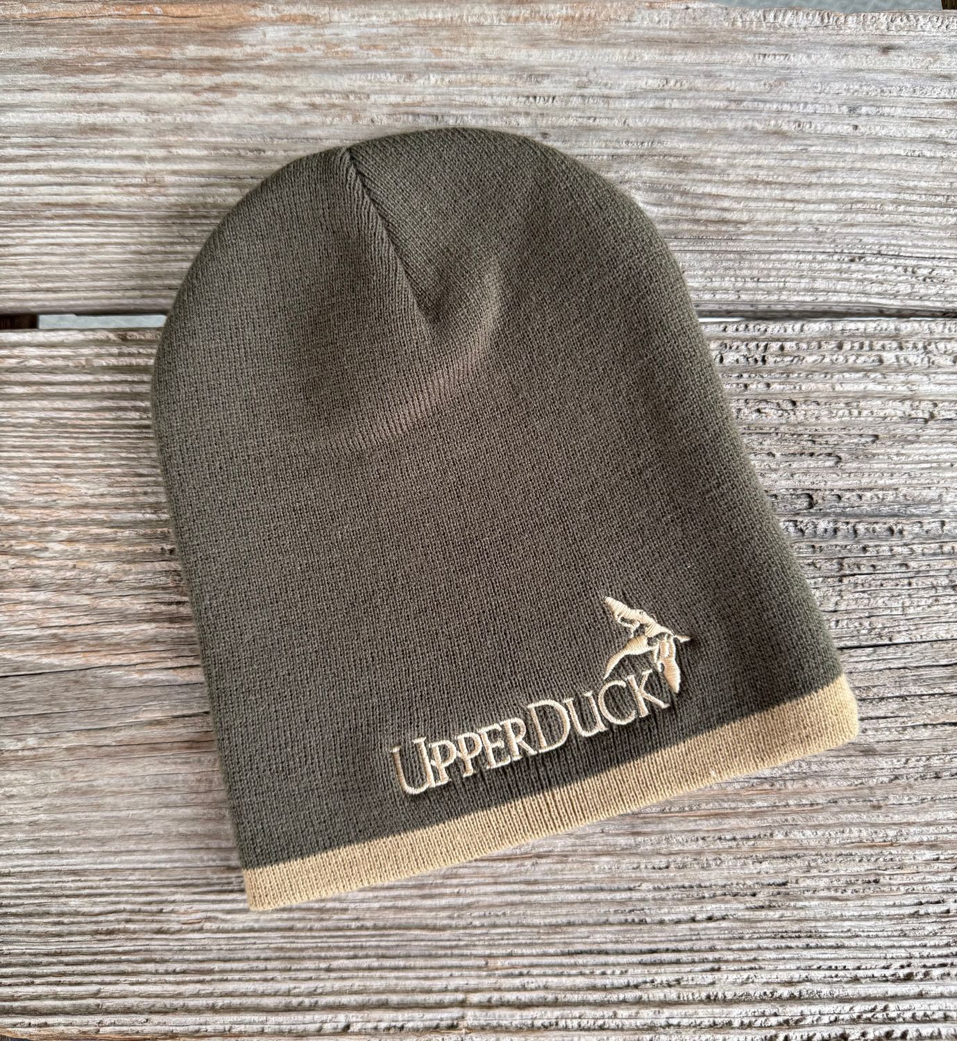 UpperDuck Richardson® Knit Beanie Loden and Khaki