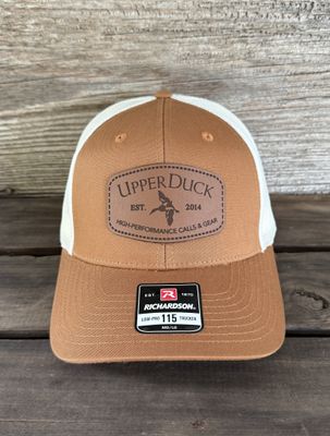 UPPERDUCK 10 Year Structured #115 Trucker Hat Saddle and Birch