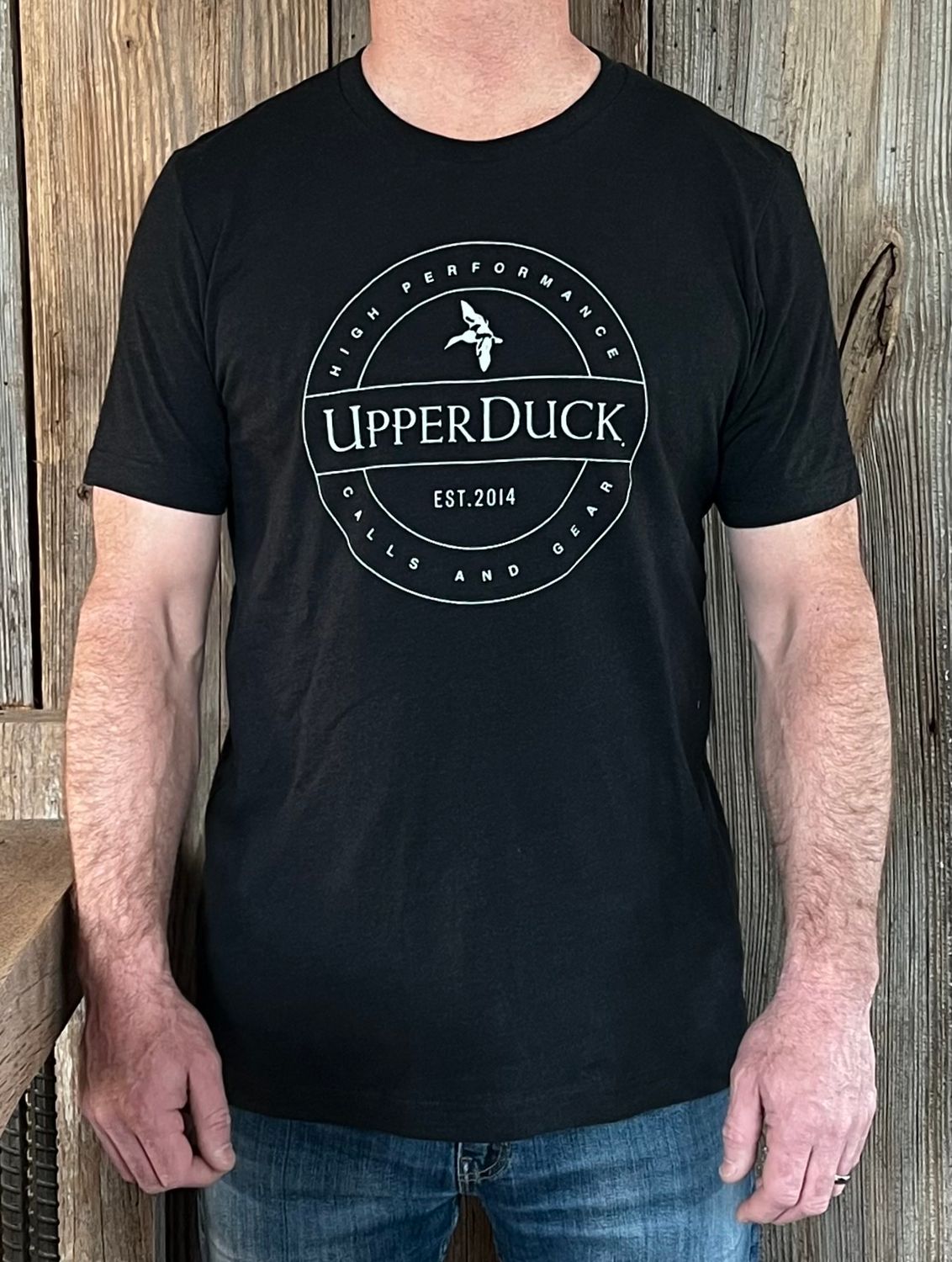 UPPERDUCK Performance SHORT SLEEVE T-Shirt BLACK