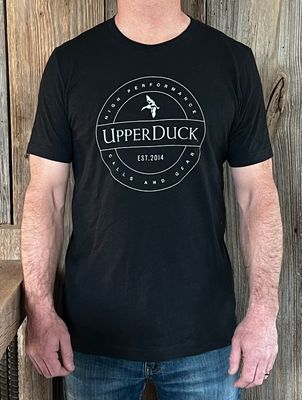 UPPERDUCK Performance SHORT SLEEVE T-Shirt BLACK
