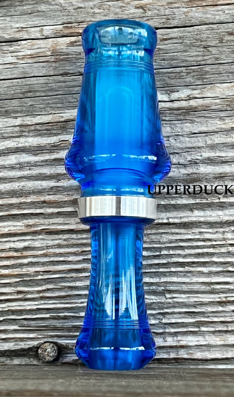 JJ LARES MAGNUM HEN Blue Polish Silver Band