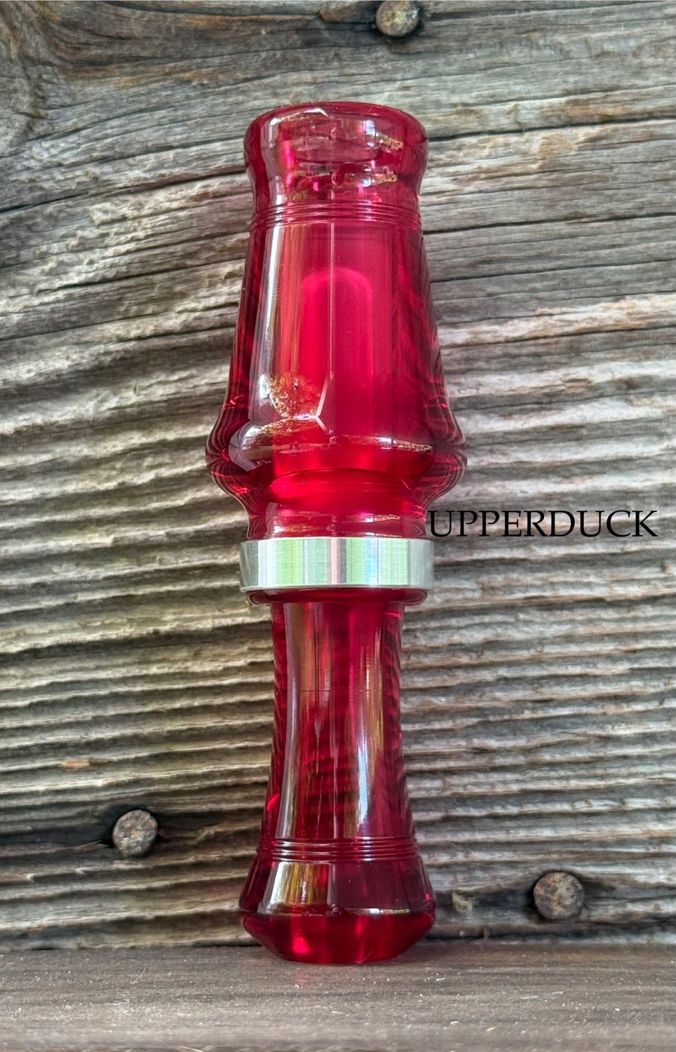 JJ LARES MAGNUM HEN Red Polish Silver Band