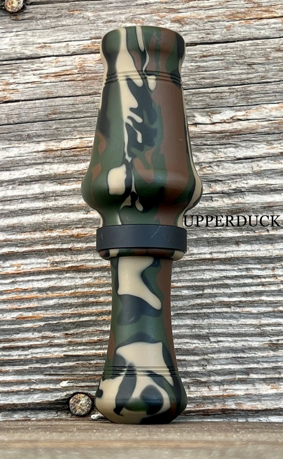 JJ LARES MAGNUM HEN Woodland Camo Black Matte Band