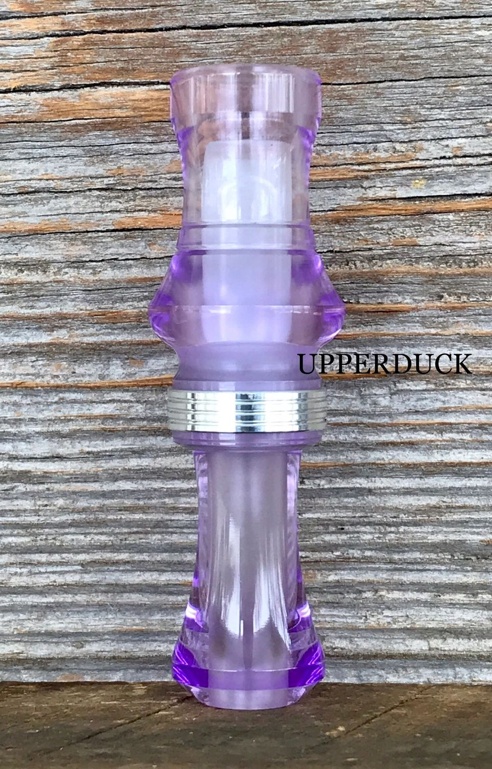 JJ LARES T-1 TIMBER Translucent Amethyst Silver Band