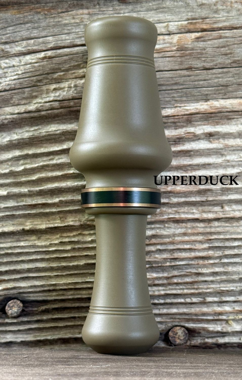JJ LARES MAGNUM HEN BUTTE CREEK CLAY BCC Blasted Black and Bronze Inlaid Band