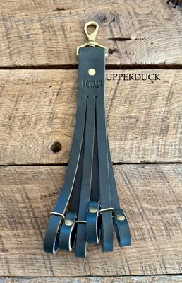 Fowler Hide Supply Bridle Leather Duck Tote Carrier Mossy Mallard™