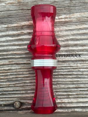 JJ LARES T-1 TIMBER Red Polish Silver Band