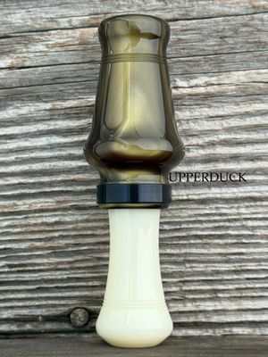 JJ LARES MAGNUM HEN Mossy Mallard™ Pearl Ivory Black Band
