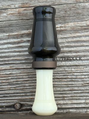 JJ LARES MAGNUM HEN Mossy Mallard™ Pearl Ivory Bronze Band