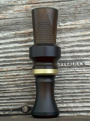 MAKERS CALL COMPANY AXIS CHECKERED Blasted Beer Bottle and Brass
