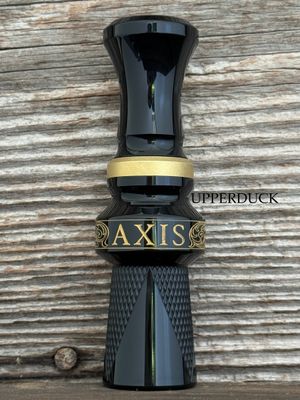 MAKERS CALL COMPANY AXIS CHECKERED Scroll Black and Brass