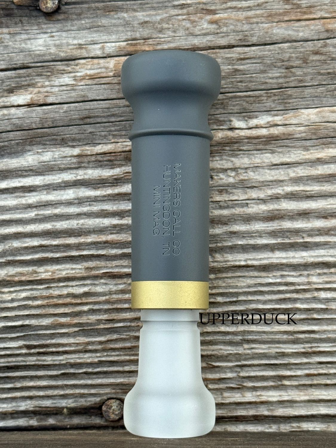 MAKERS CALL COMPANY MINI MAG Rebar White Smoke and Brass