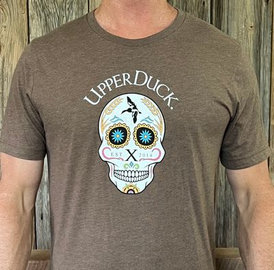 UPPERDUCK 10 Year SUGAR SKULL Performance SHORT SLEEVE T-Shirt Muddy Mississippi® UPPERDUCK 10 Year SUGAR SKULL Performance SHORT SLEEVE T-Shirt Muddy Mississippi®