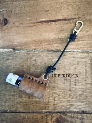 Fowler Hide Supply Leather Chapstick Caddy Sueded Muddy Mississippi™