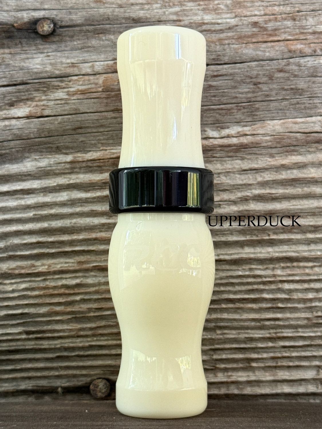 RICELAND 5/8 GUT SPECK CALL Ivory Polish Black Band