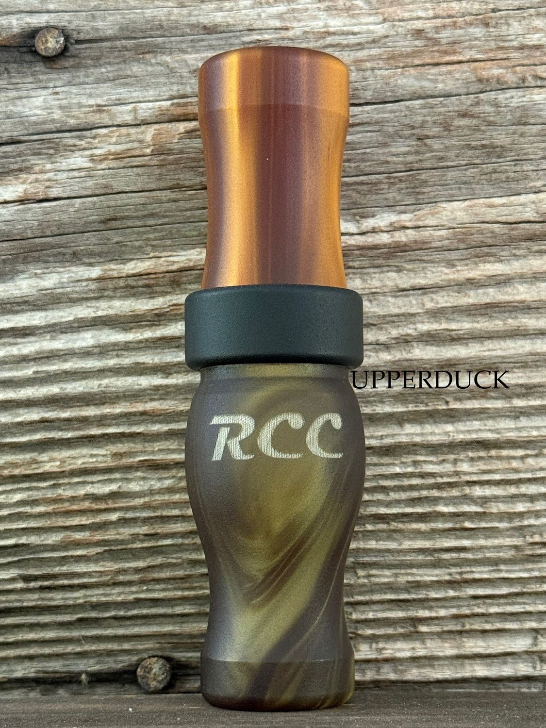 RICELAND 5/8 GUT SPECK CALL Mossy Mallard™ Kodiak Matte Black Band