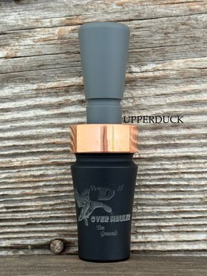 TIM GROUNDS DUCK CALL D OVER HAULER™ Black Rebar Matte Copper Band TIM GROUNDS DUCK CALL D OVER HAULER™ Black Rebar Matte Copper Band