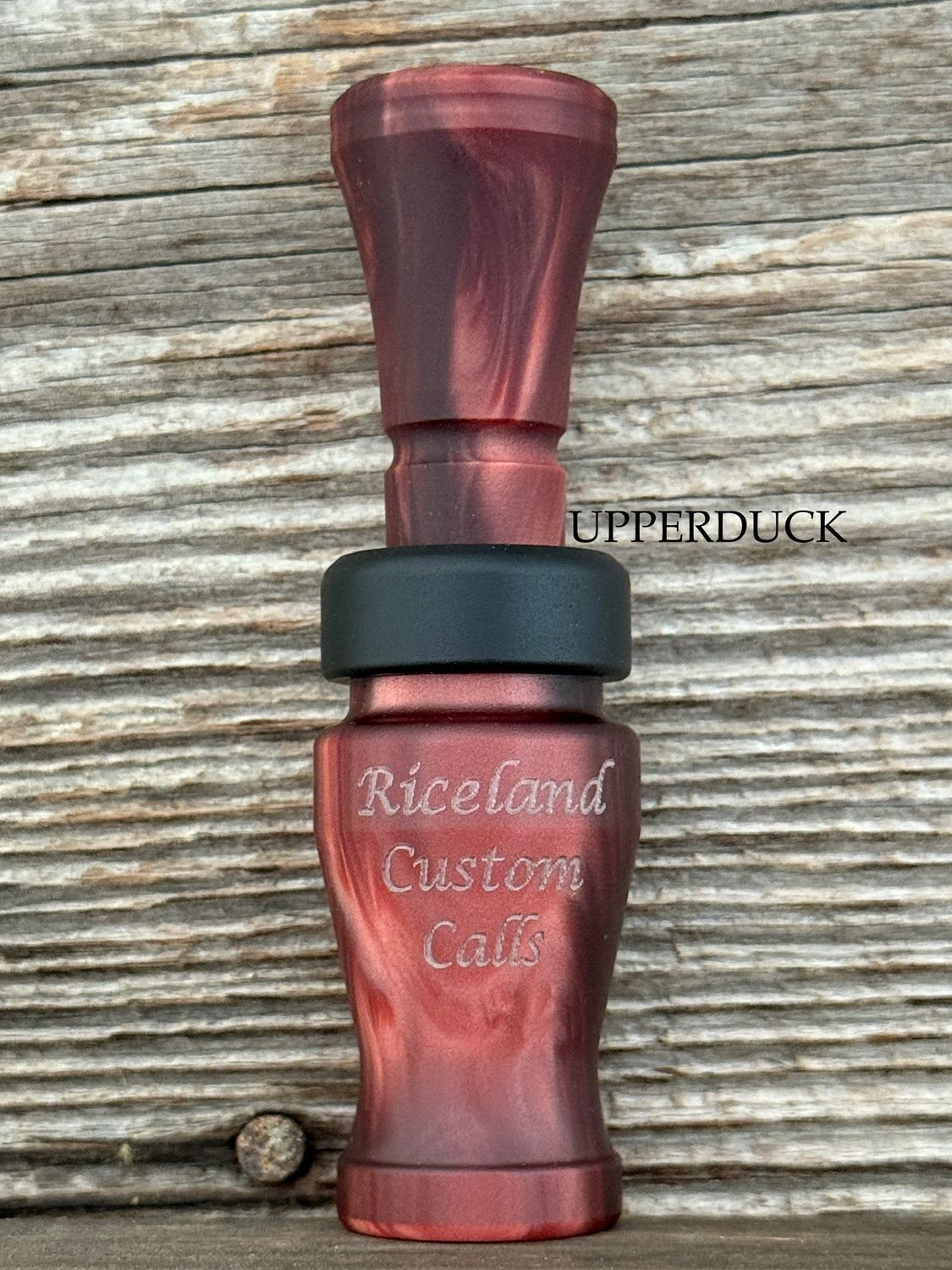 RICELAND MEAT DUCK CALL Cherry Pearl Matte Black Band