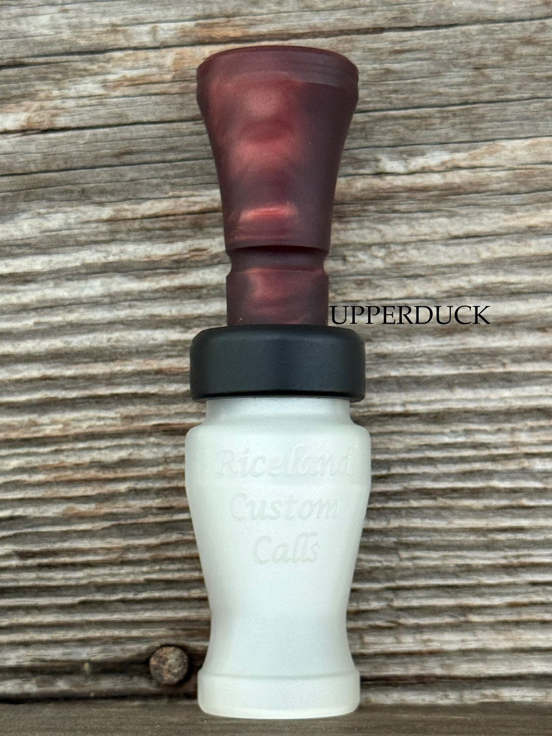 RICELAND MEAT DUCK CALL Glacier Cherry Pearl Matte Black Band