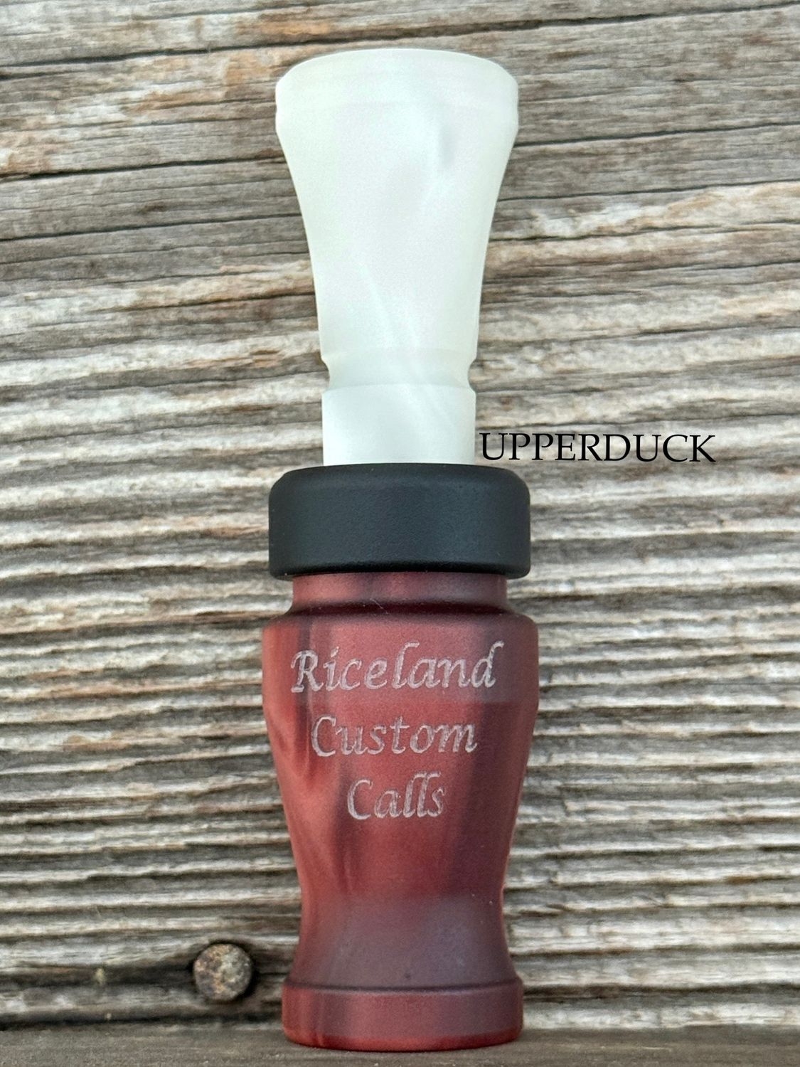 RICELAND MEAT DUCK CALL Cherry Pearl Glacier Matte Black Band