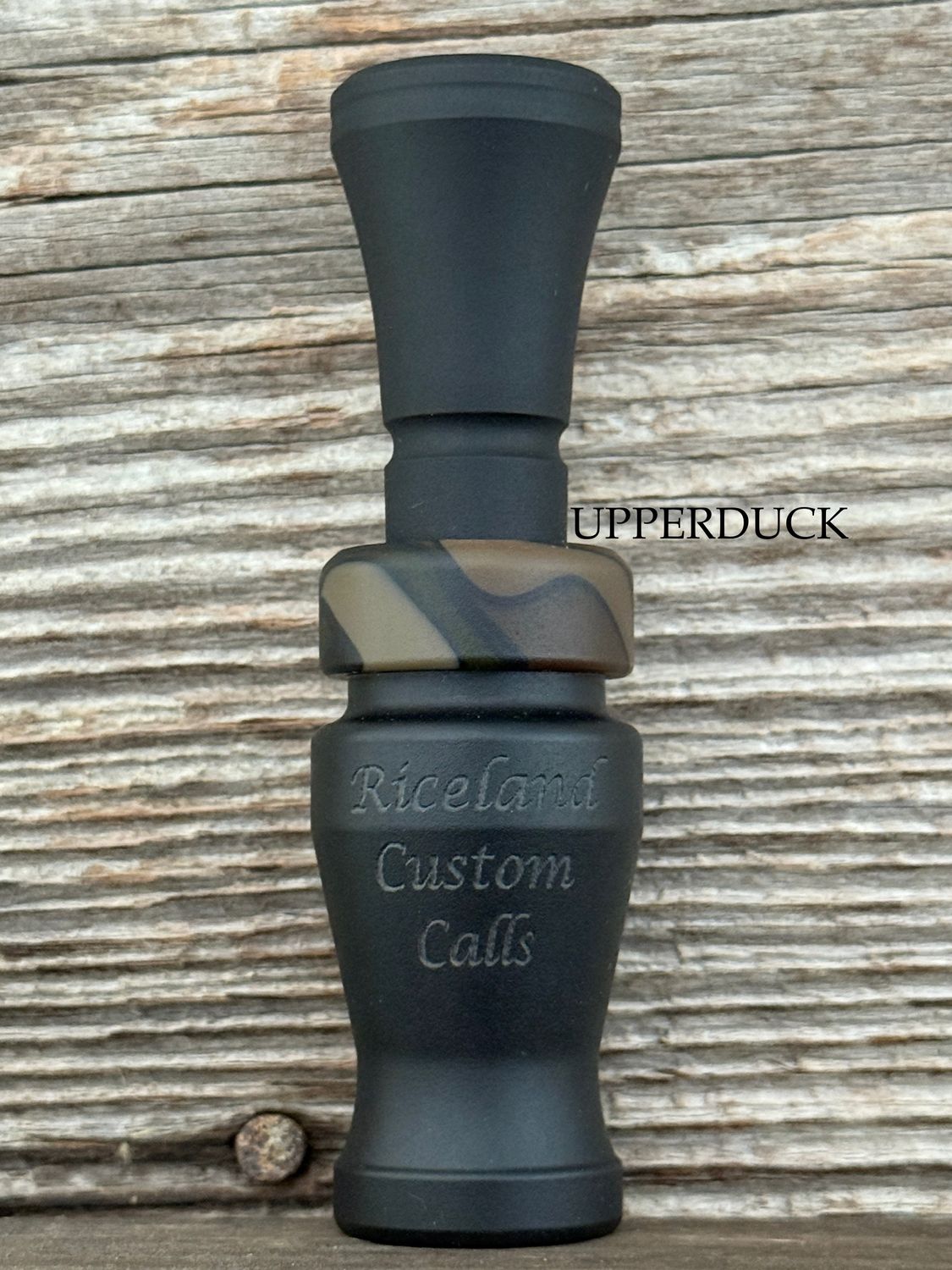 RICELAND MEAT DUCK CALL Black Matte Camo Band