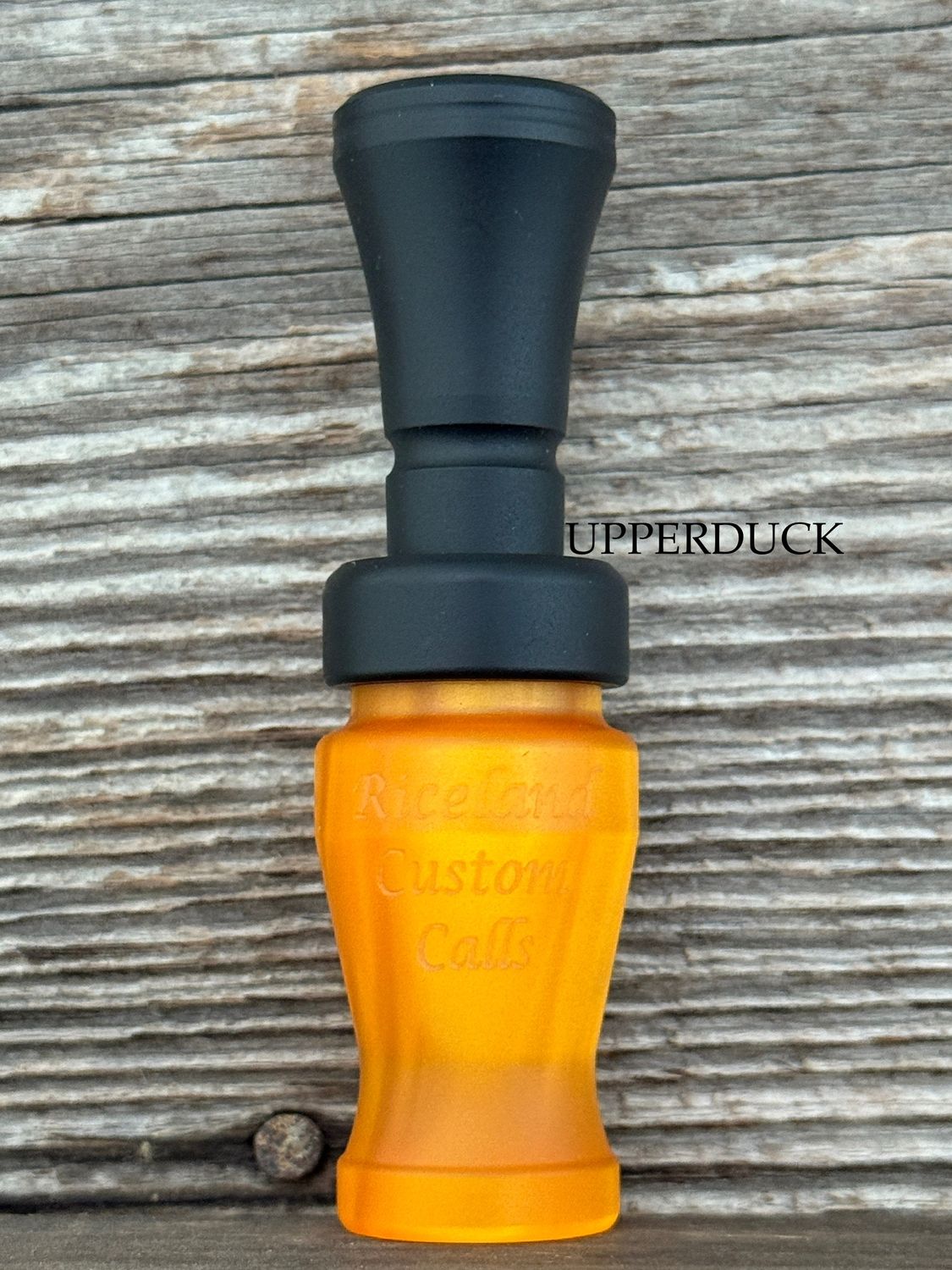 RICELAND MEAT DUCK CALL Orange Pearl Black Matte Black Band