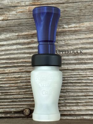 RICELAND MEAT DUCK CALL Glacier Blue Pearl Matte Black Band