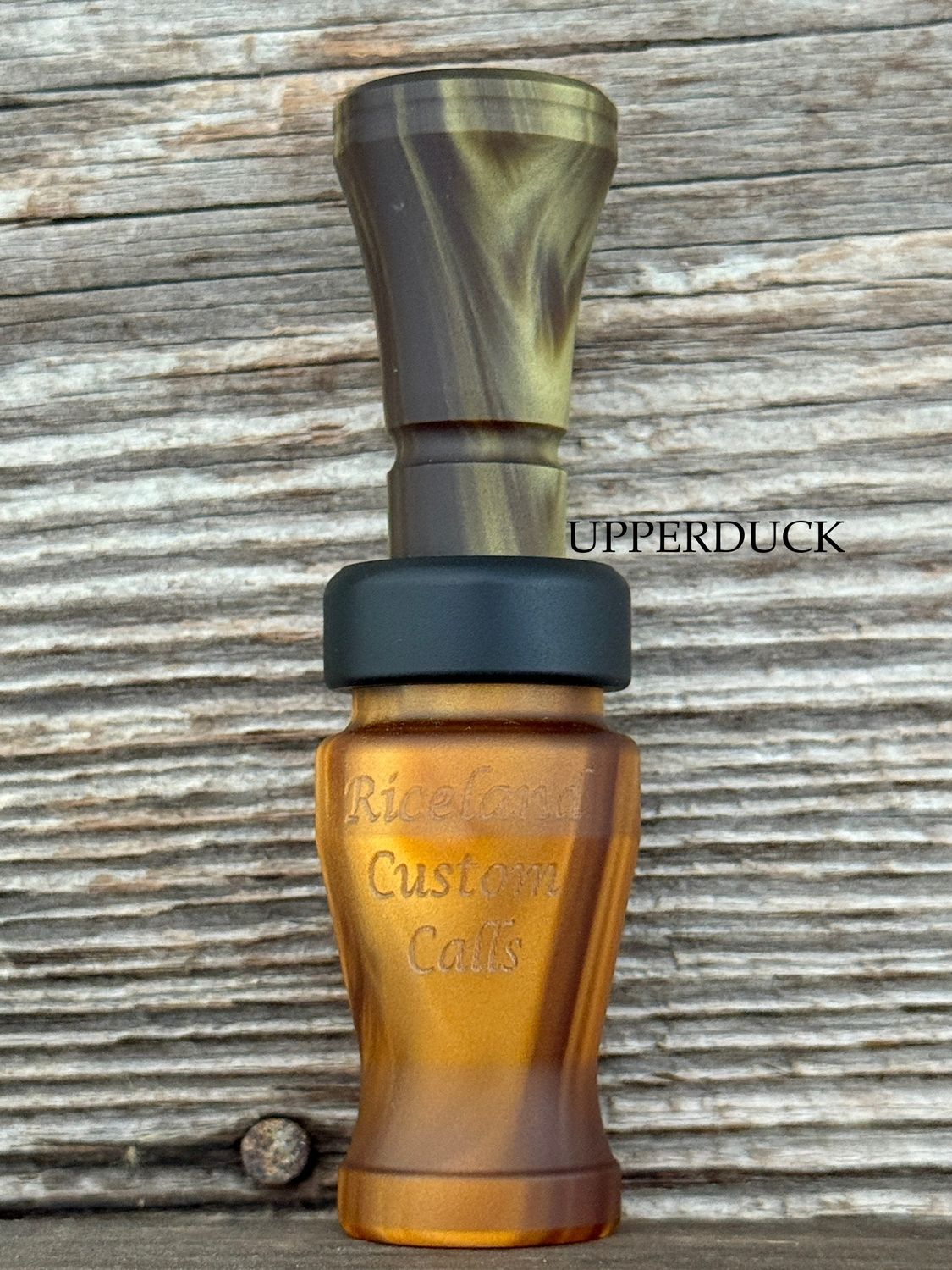 RICELAND MEAT DUCK CALL Kodiak Mossy Mallard™ Pearl Matte Black Band