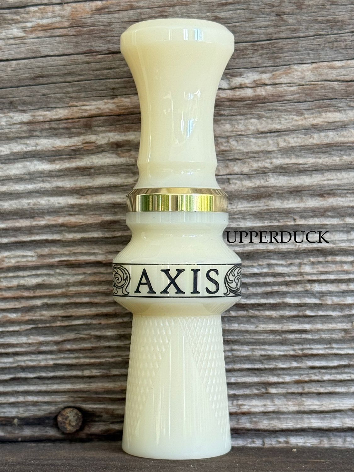 MAKERS CALL COMPANY AXIS CHECKERED Scroll Ivory Brass