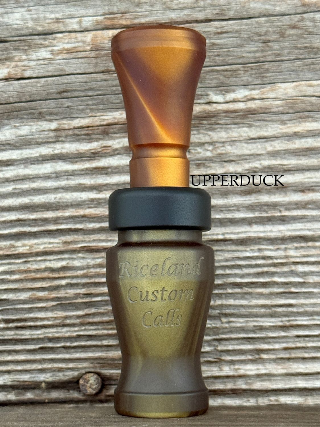 RICELAND MEAT DUCK CALL Mossy Mallard™ Kodiak Pearl Matte Black Band