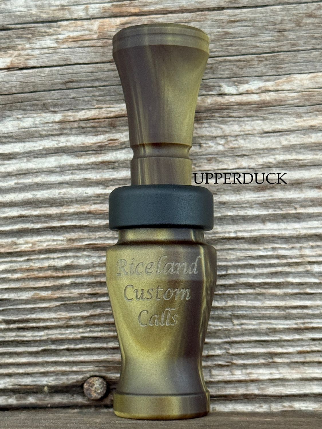 RICELAND MEAT DUCK CALL Mossy Mallard™ Pearl Matte Black Band