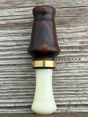 JJ LARES MAGNUM HEN Cocobolo Ivory Tone Board and Insert Brass Band JJ LARES MAGNUM HEN Cocobolo Ivory Tone Board and Insert Brass Band