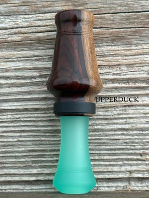 JJ LARES MAGNUM HEN High Mexican Sierra Cocobolo Sap Blasted Jade Black Matte Band