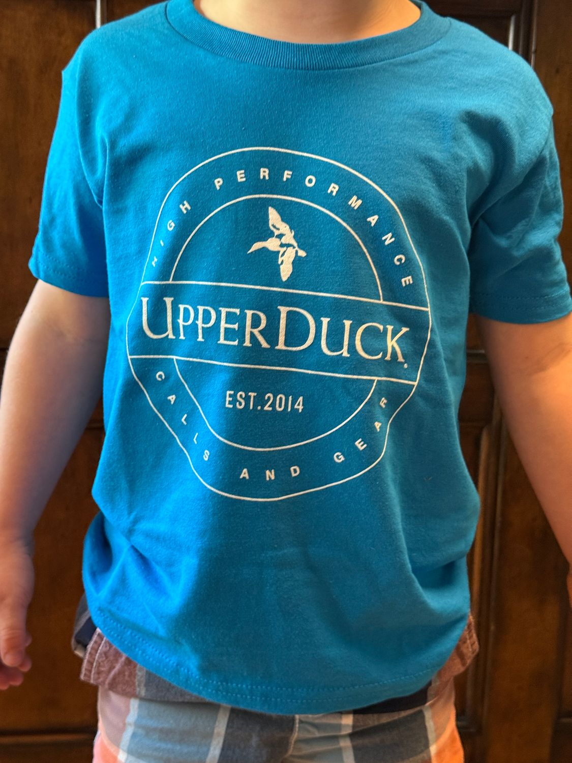UPPERDUCKLING Performance SHORT SLEEVE T-Shirt YOUTH Blue